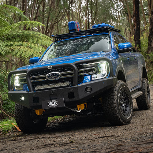 Ford ranger with triple hoop ECB bullbar